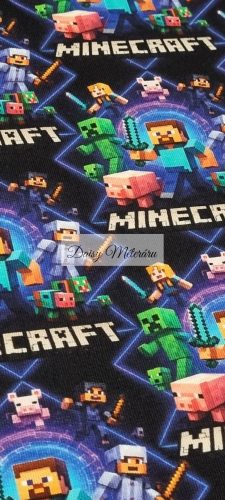 Minecraft Blue French Terry