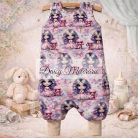 Rózsszín alapon kislányok futter