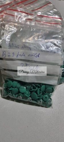 B29 Jade zöld Kam műanyag Patent
