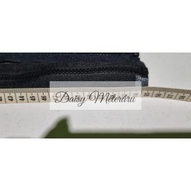 Bontható cipzár Fekete 55cm