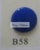 B58 Tengerész kék Kam műanyag Patent