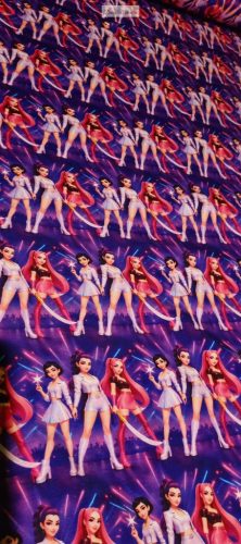 K-pop lila kardos jersey
