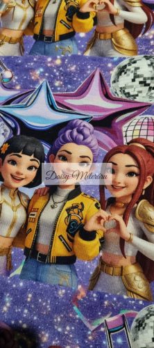 Lila alapon K-pop jersey