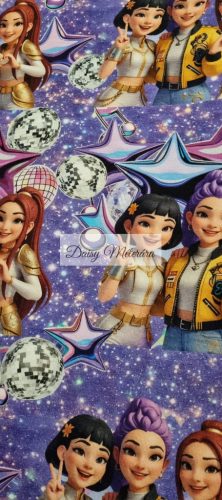 Lila alapon K-pop jersey