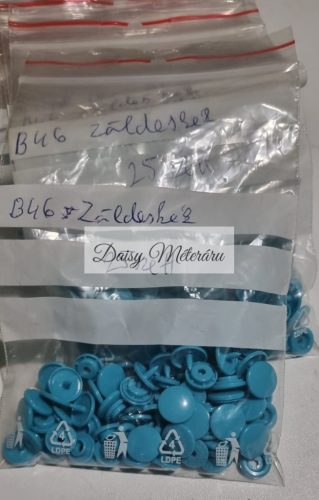 B46 Zöldeskék (Teal) Kam műanyag Patent