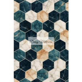 Zöld márvány hatszögek oxford