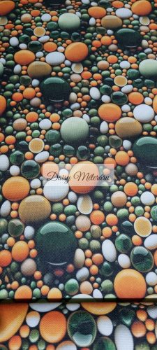 Orange-Green Pebbles Oxford