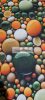 Orange-Green Pebbles Oxford