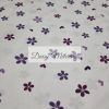 Purple Flowers Elastic Cotton Jersey
