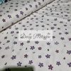 Purple Flowers Elastic Cotton Jersey