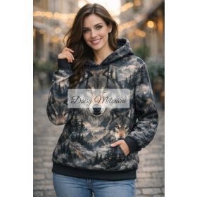 Sötétszürke alapon Farkasok