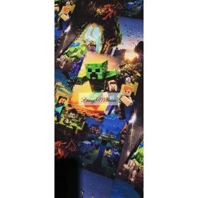 Sárgahátteres zöld minecraft Soft Shell