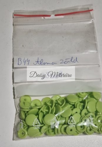 B44 Alma zöld Kam műanyag Patent