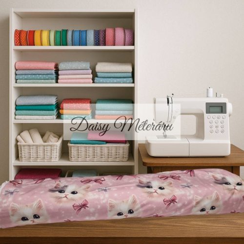 Cats French Terry fabric 