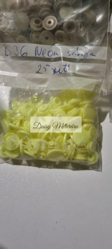 B36 Neonsárga Kam műanyag Patent