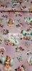 Stretch cotton jersey with swans and unicorns
