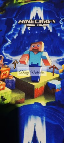 Királykék alapon minecraft Soft Shell