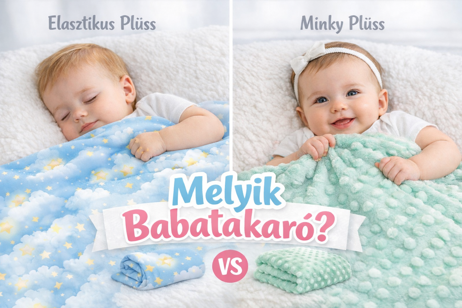 Elasztikus  Soft Plüss  vs Minky Plüss